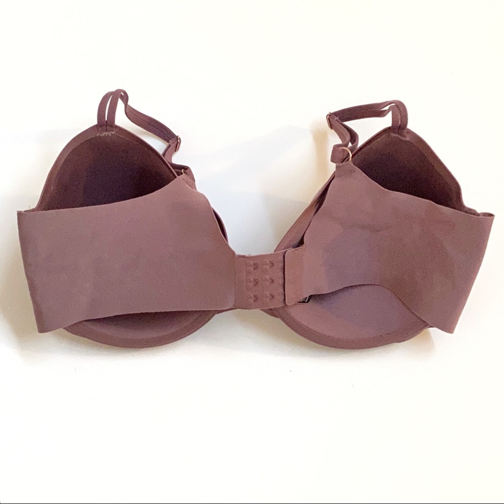 Victorias Secret purple satin perfect coverage seamless underwire bra - Picture 2 of 9